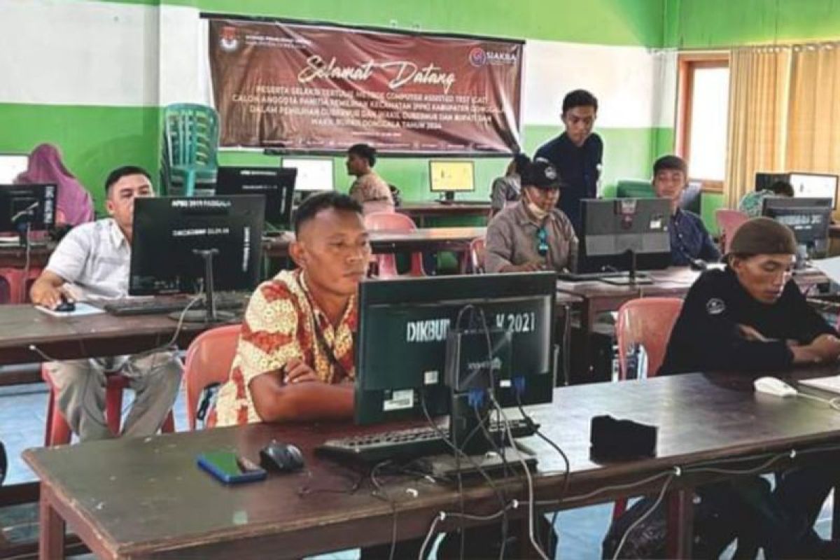 KPU Donggala seleksi tertulis calon anggota ppk untuk 16 kecamatan