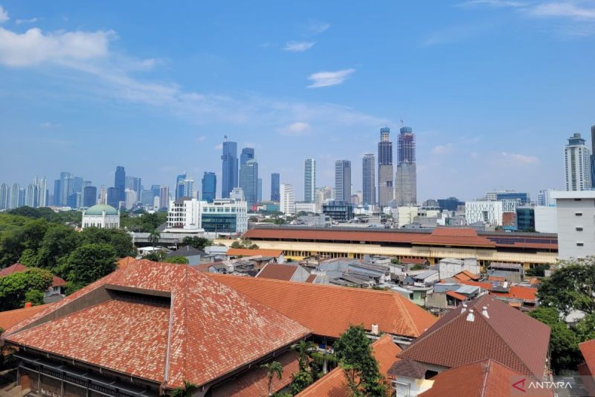 Cerah berawan, cuaca DKI Jakarta