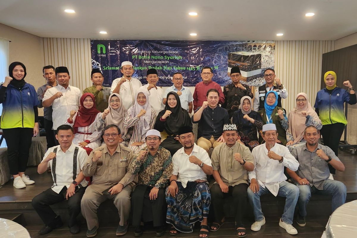 Nanobank Syariah berangkatkan 100 nasabah calon jemaah haji di Musim Haji 2024