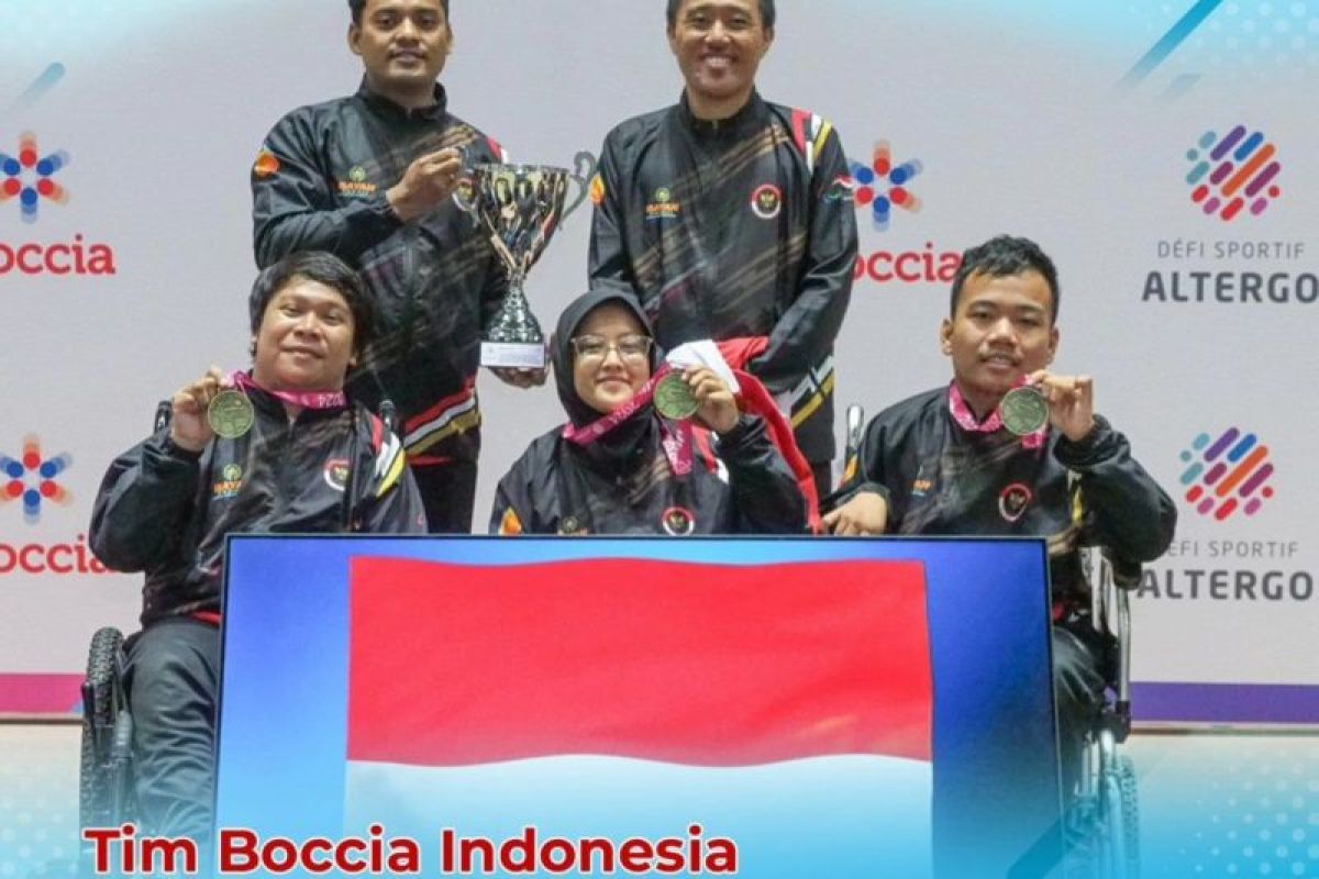 Boccia Indonesia raih emas dan perak di Kanada