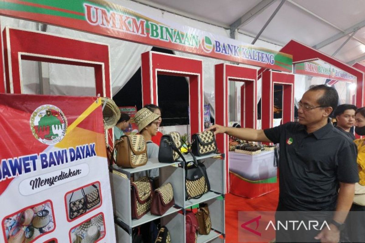 Bank Kalteng fasilitasi UMKM optimalkan pemasaran produk di Kalteng Expo 2024