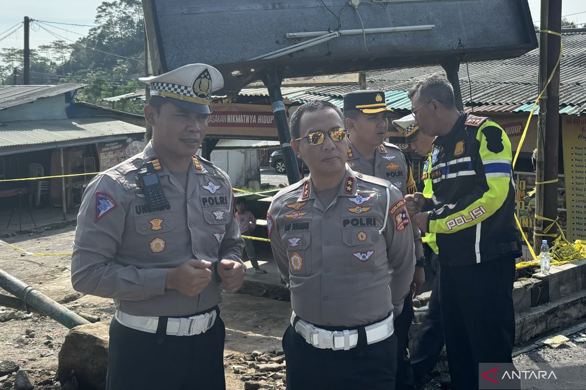 Lokasi bus terguling di Ciater merupakan jalur rawan kecelakaan