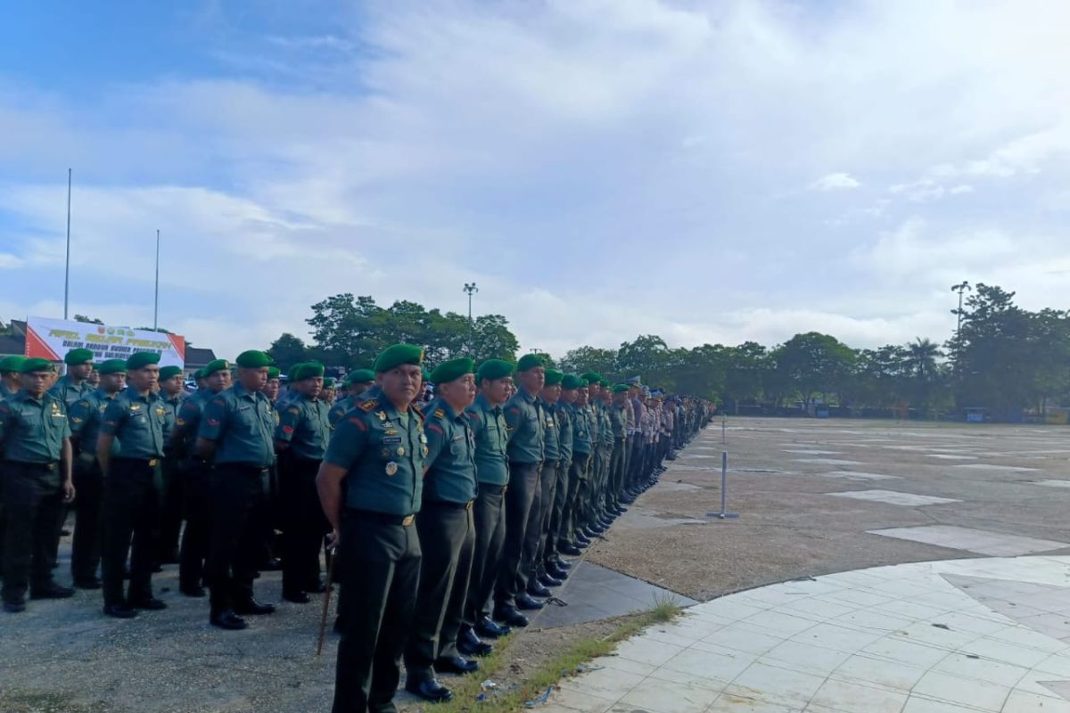 1.000 personel TNI-Polri siap amankan kunjungan Presiden di Sultra