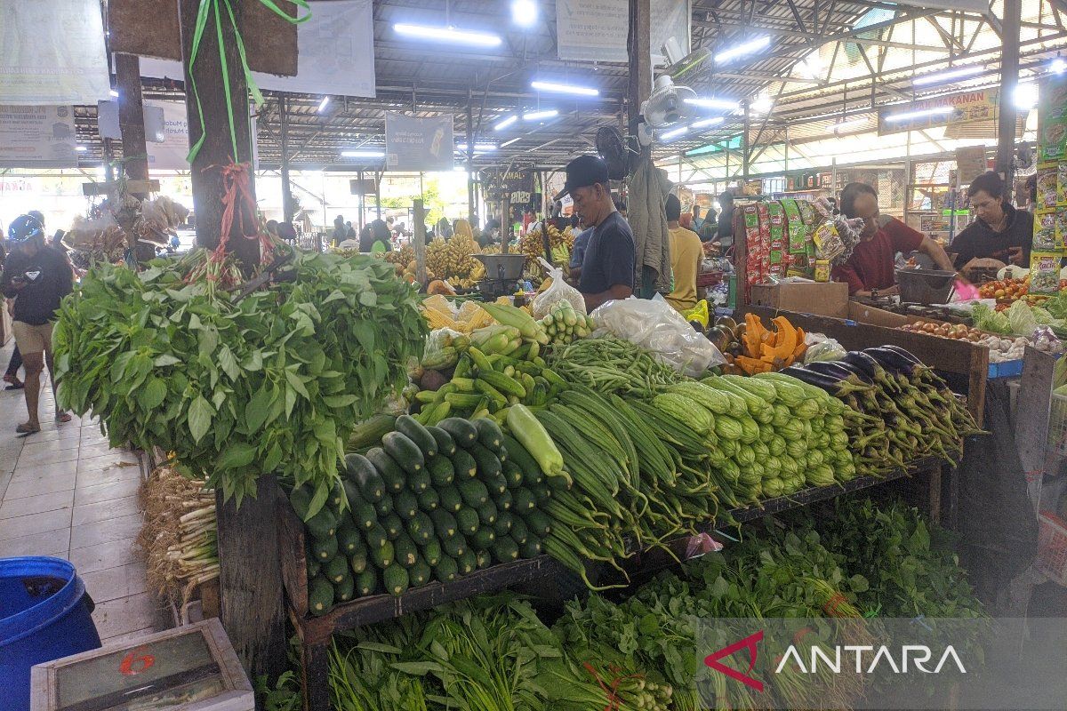 Harga sayur di Sampit melonjak akibat petani gagal panen