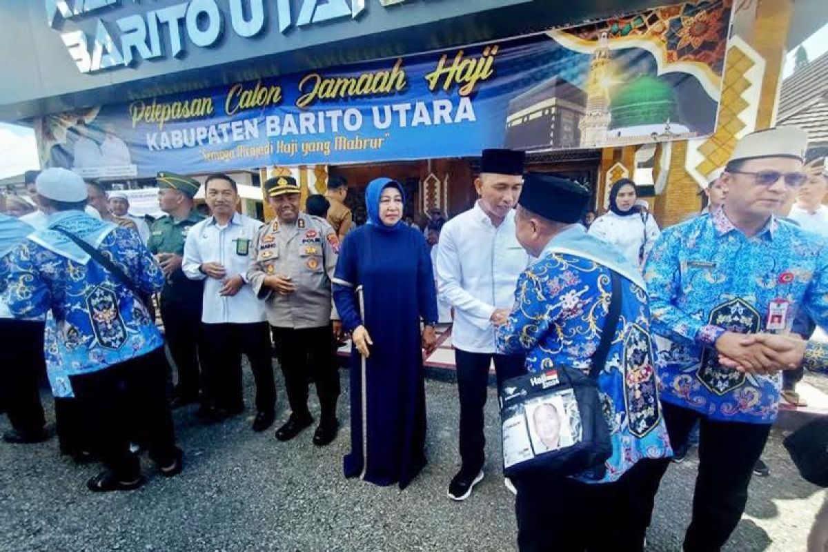 Pj Sekda Barito Utara lepas 143 jamaah calon haji