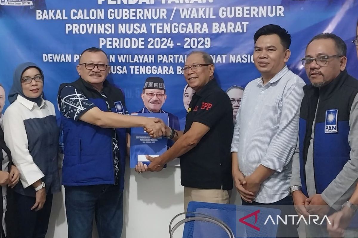 Pj Gubernur NTB daftar Pilkada 2024 melalui PAN