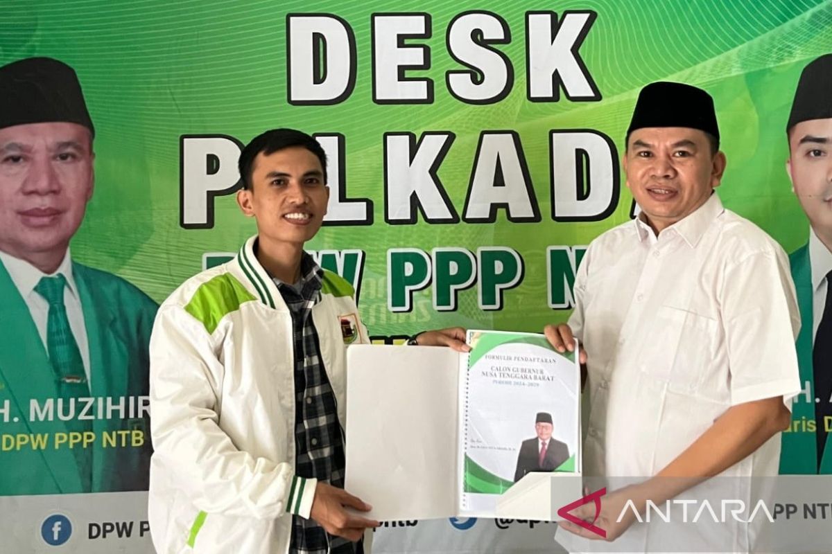 Pj Gubernur NTB daftar ke PPP rebut tiket maju Pilkada 2024