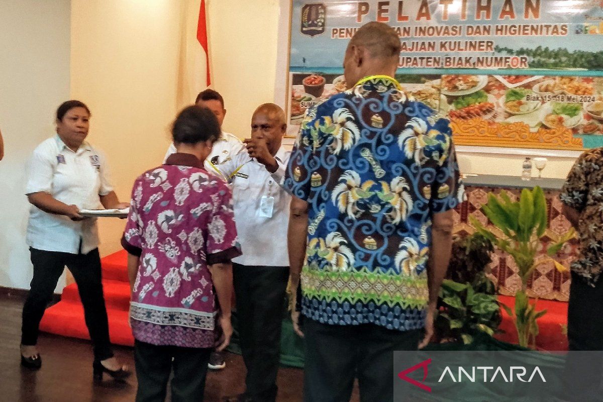 Pemkab Biak latih inovasi higienitas sajian kuliner 40 pelaku UMKM OAP