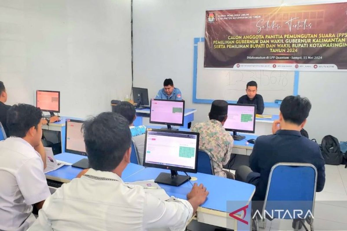 703 calon PPS Pilkada Kotim jalani tes tertulis