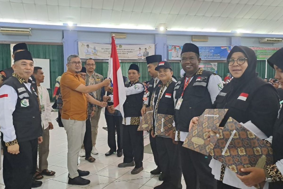 Sebanyak 450 Calon Haji Kampar berangkat ke Madinah