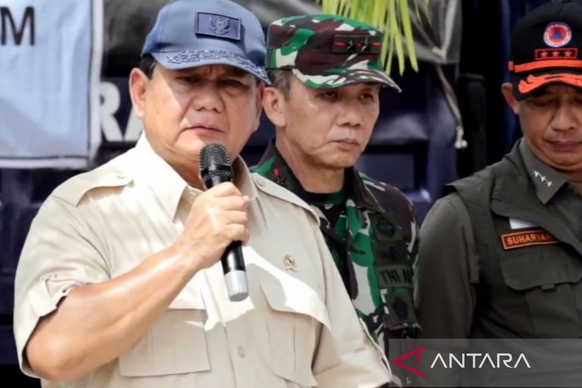 Prabowo percepat atasi banjir lahar dingin Gunung Marapi, Sumbar