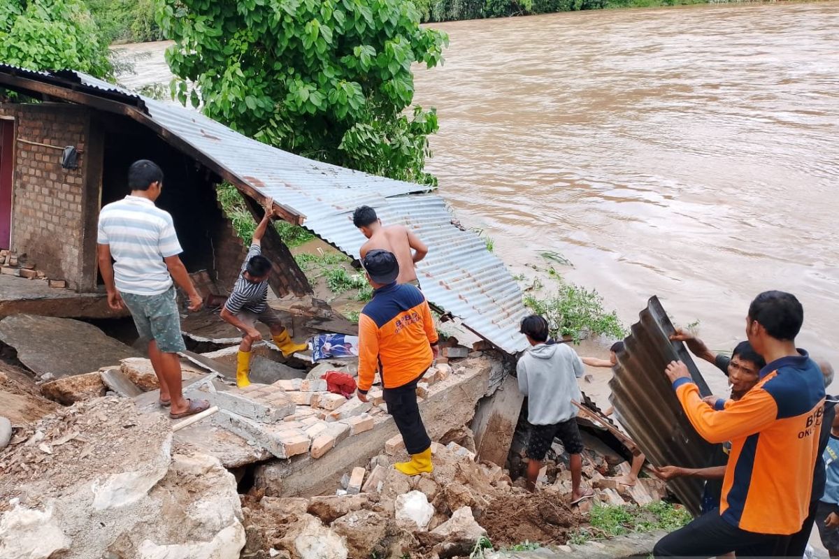 BPBD: Satu umah warga OKU Selatan  rusak berat diterjang banjir bandang