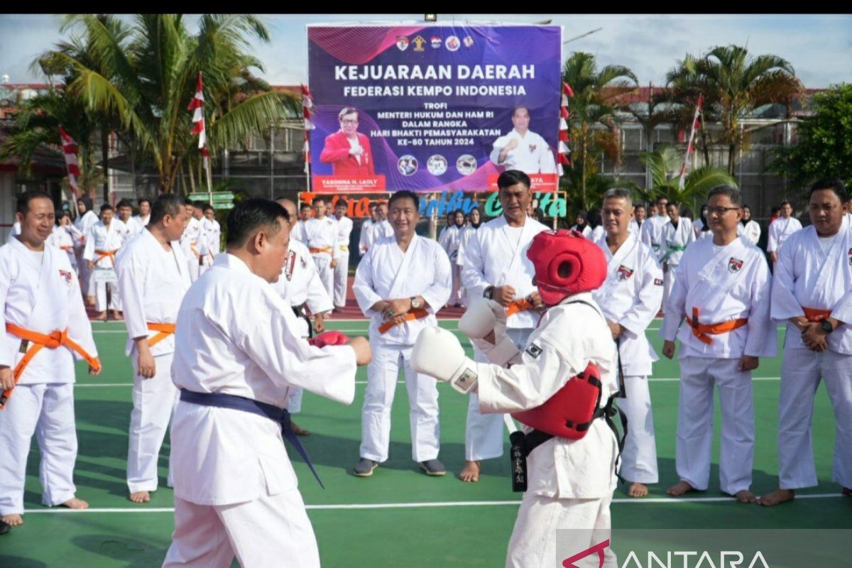 Kejurda Federasi Kempo Indonesia perebutkan Piala Kakanwil Kemenkumham Sumsel