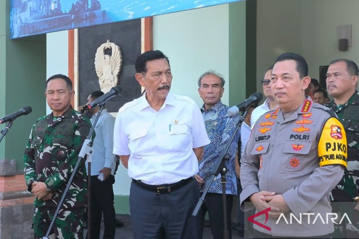 Menko Marves bersama  Panglima TNI-Kapolri pimpin TFG pengamanan WWF