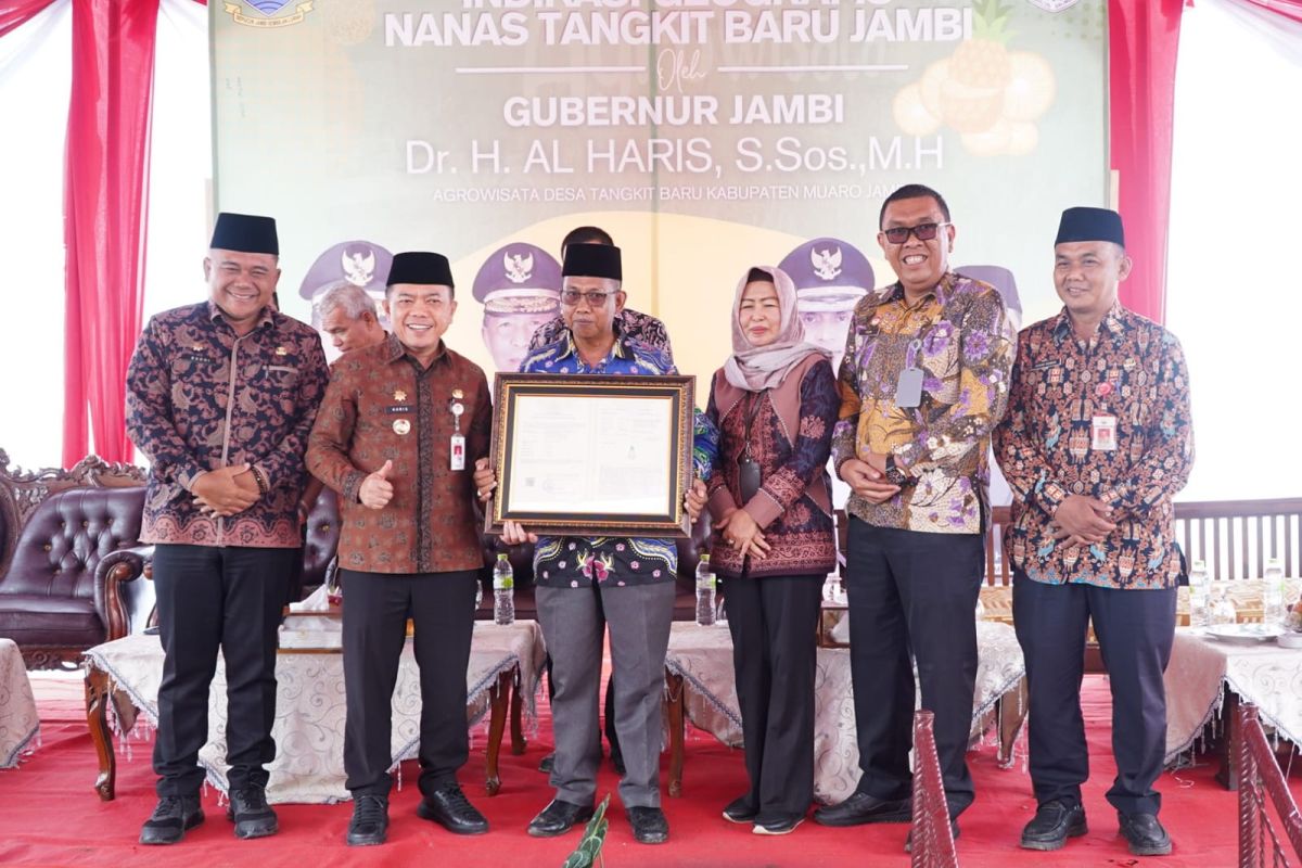 Nanas Tangkit Jambi punya kepastian hukum dan keaslian produk