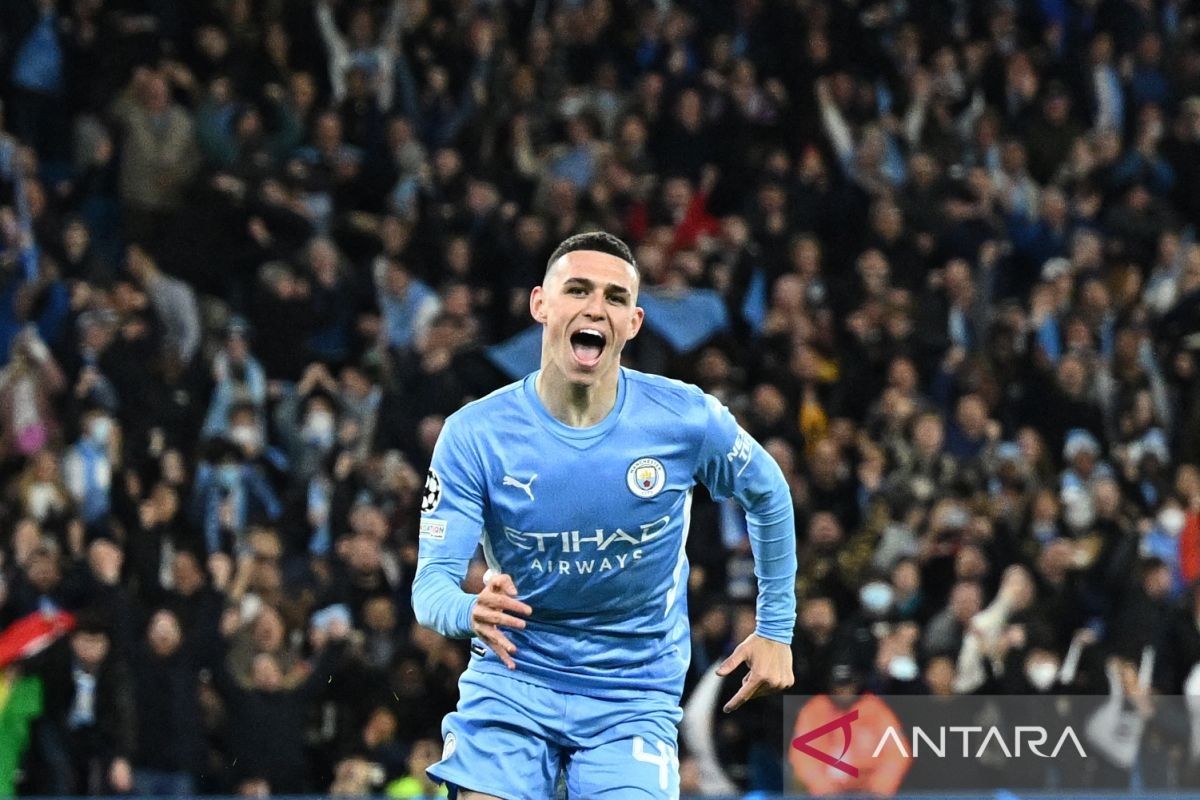 Gelandang Manchester City Phil Foden terpilih pemain terbaik Liga Inggris