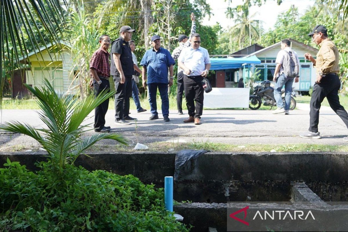 Gesa konektivitas antarwilayah, Pemprov Riau tinjau lokasi pembangunan Jembatan Sei Pakning-Bengkalis