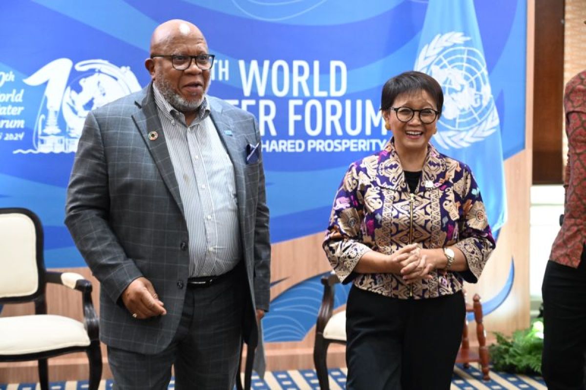 Retno bahas persoalan Palestina bersama Presiden Majelis Umum PBB