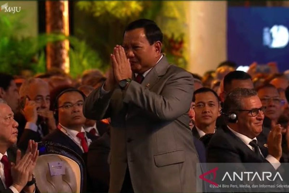 Jokowi perkenalkan Prabowo Subianto presiden RI terpilih di World Water Forum