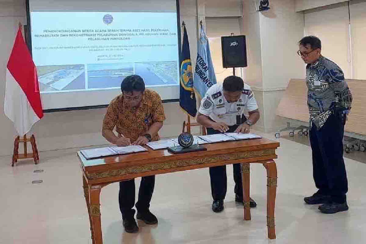 Kemenhub serahkan aset tiga Pelabuhan Teluk Palu