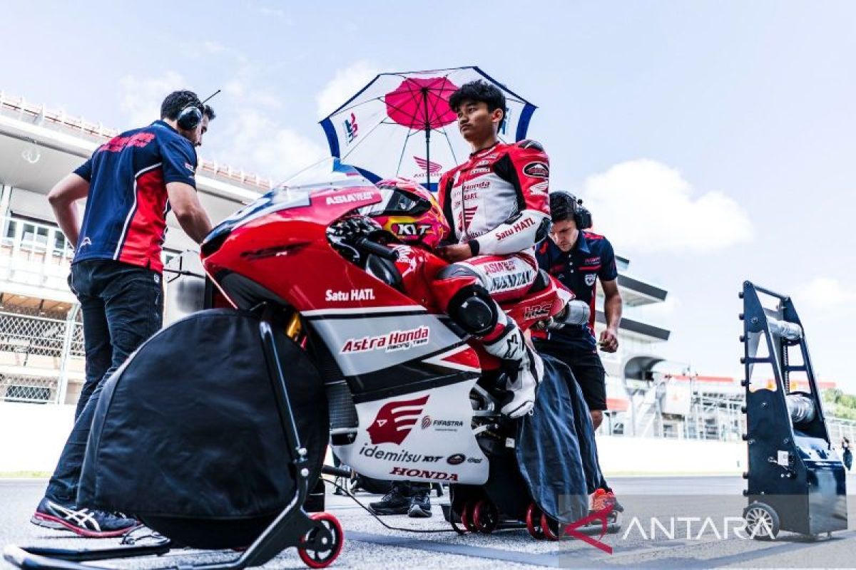 Pebalap Astra Honda Arbi Aditama siap taklukan tantangan kelas dunia di GP Catalunya