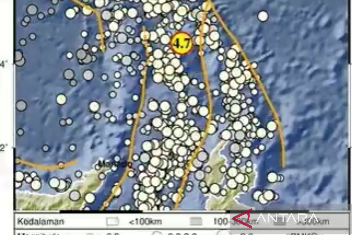 Melonguane, Sulut, diguncang gempa