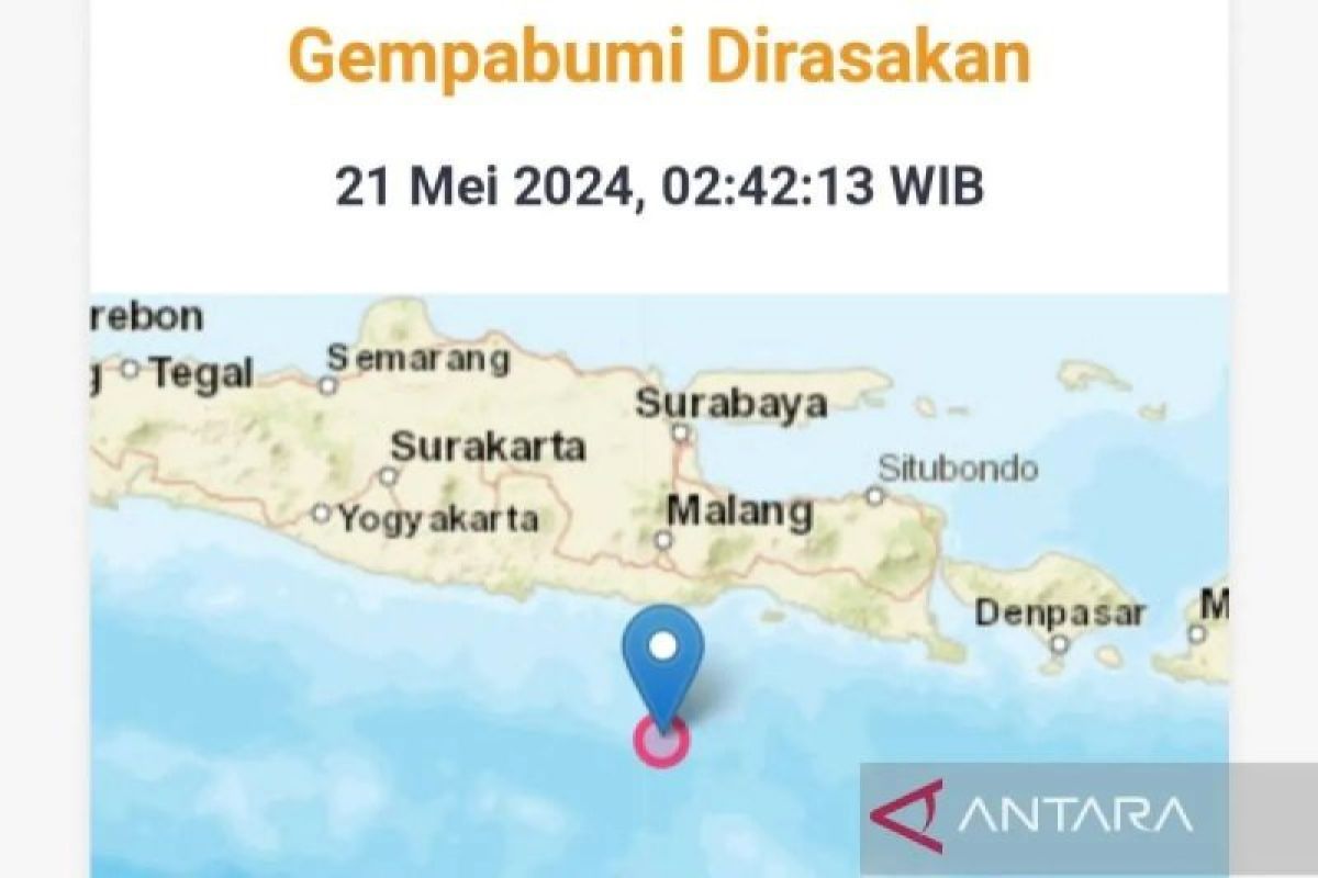 Kabupaten Jember dan Lumajang, Jatim, rasakan guncangan gempa Malang magnitudo 5,3