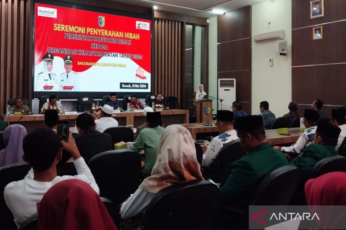 Ormas di Demak dapat hibah sebesar Rp2,6 miliar