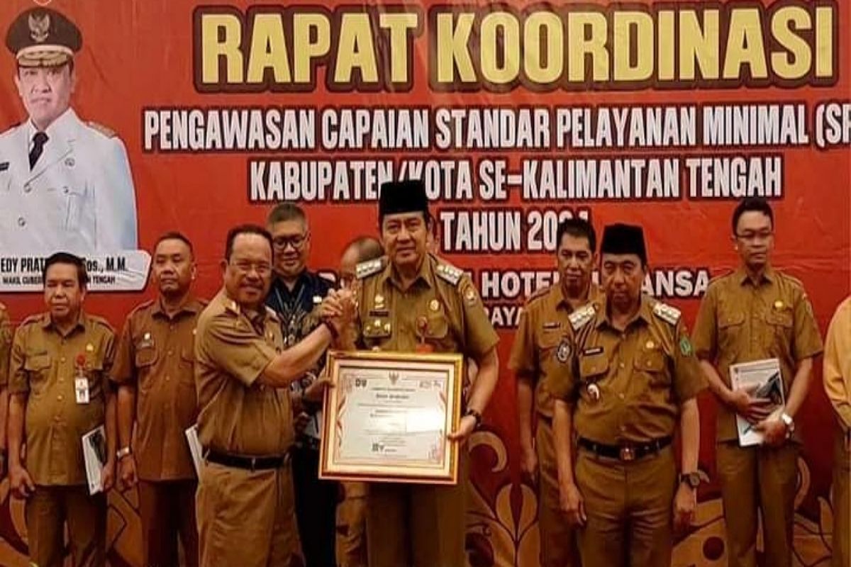 Penghargaan SPM jadi motivasi Pemkab Kobar terus tingkatkan pelayanan