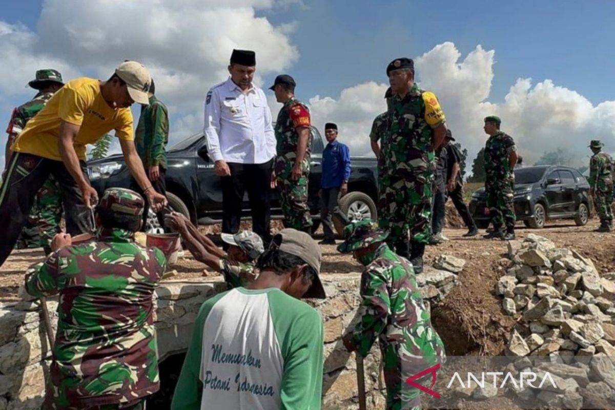 Mabes TNI meninjau sasaran fisik TMMD Kodim 1614/Dompu