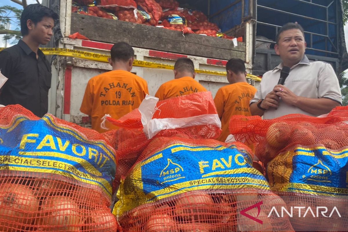 21 ton bawang bombai ilegal asal Malaysia gagal diselundupkan