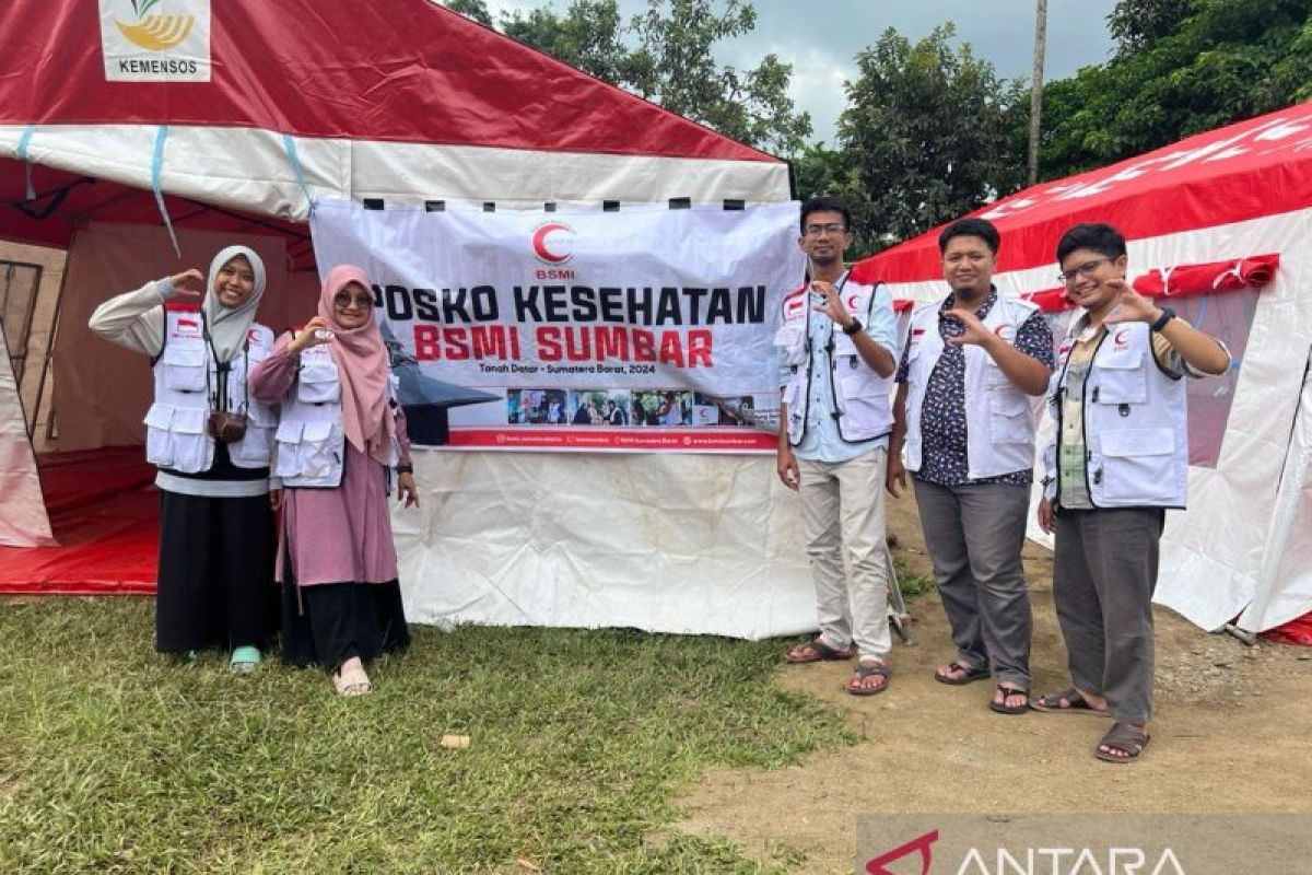 Kemensos sambut baik posko kesehatan yang didirikan BSMI Sumbar