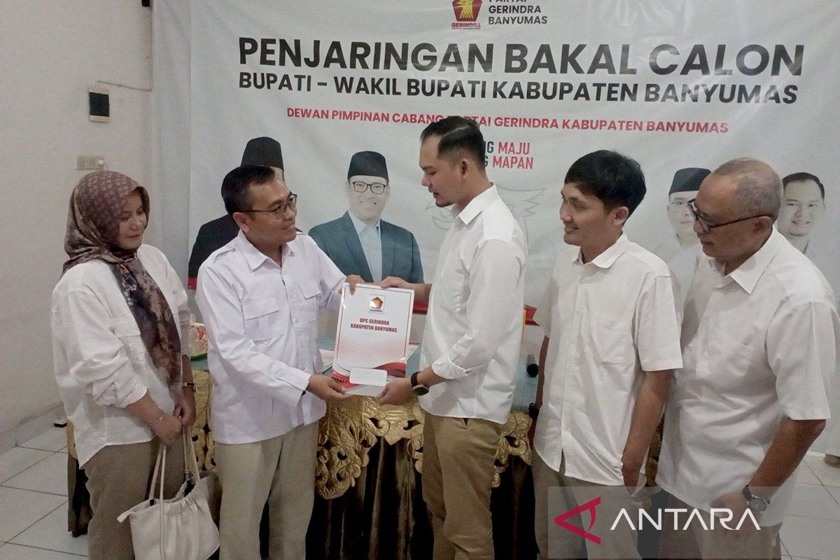 Sekretaris Partai Gerindra Banyumas maju sebagai bacabup