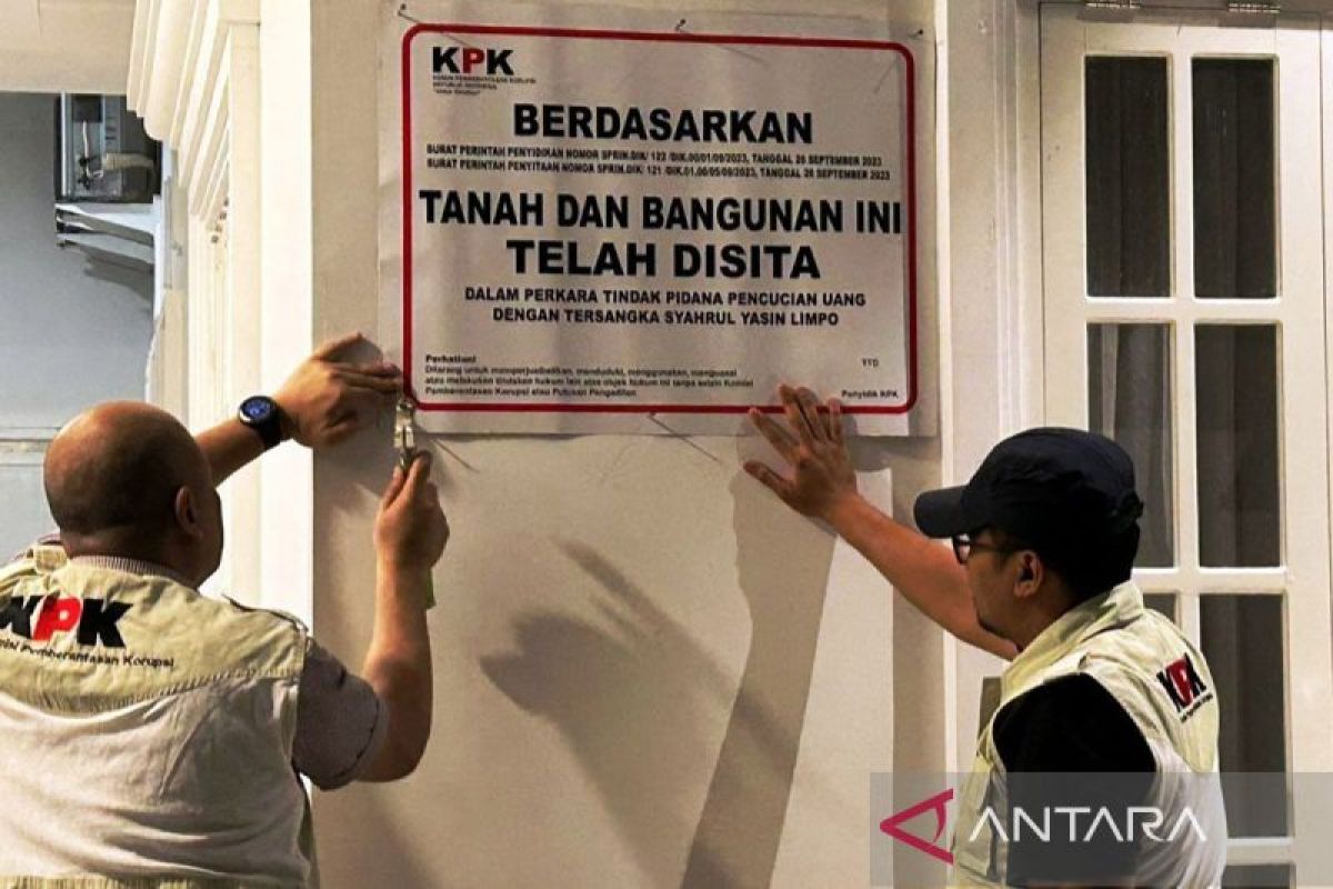 KPK temukan pihak berupaya merintangi penyidikan dengan tutupi papan sita rumah SYL