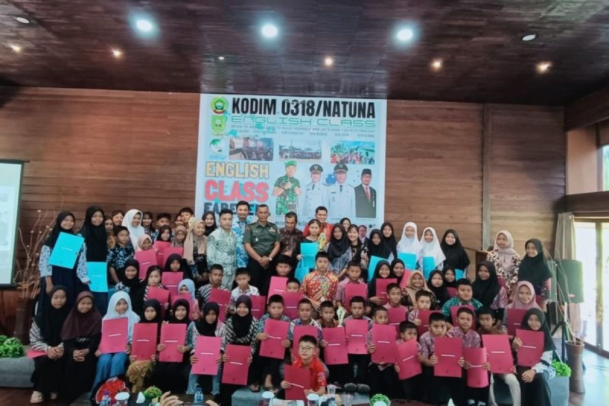 Kodim 0318 Natuna gelar kursus bahasa inggris gratis