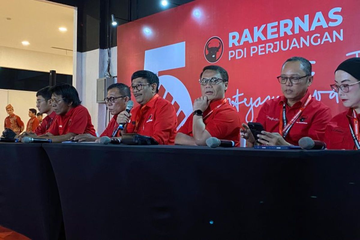 Rakernas PDIP bahas sikap politik, program kerakyatan, hingga pilkada