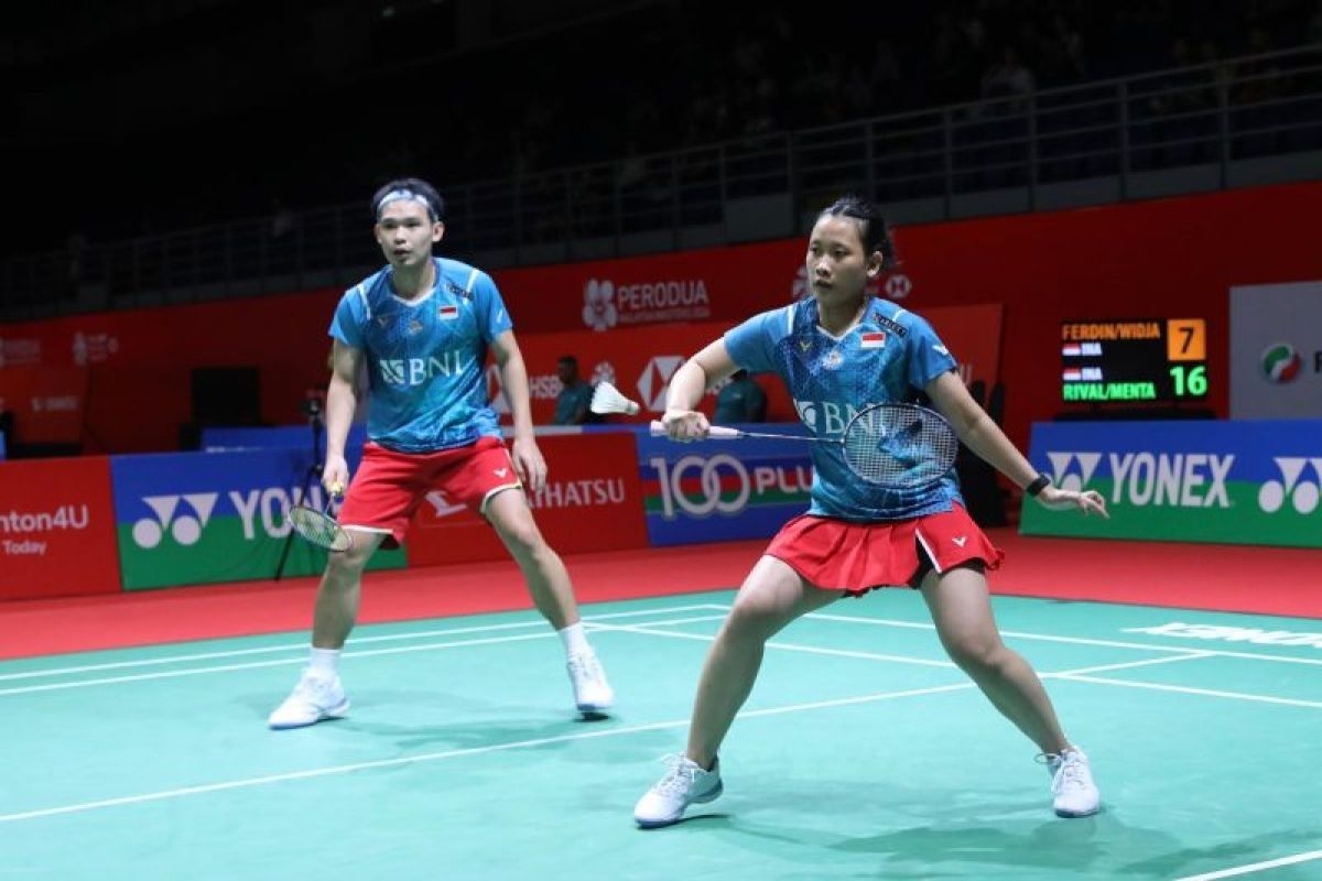 Pasangan ganda Rinov/Pitha satu-satunya wakil Indonesia di semifinal Malaysia Masters