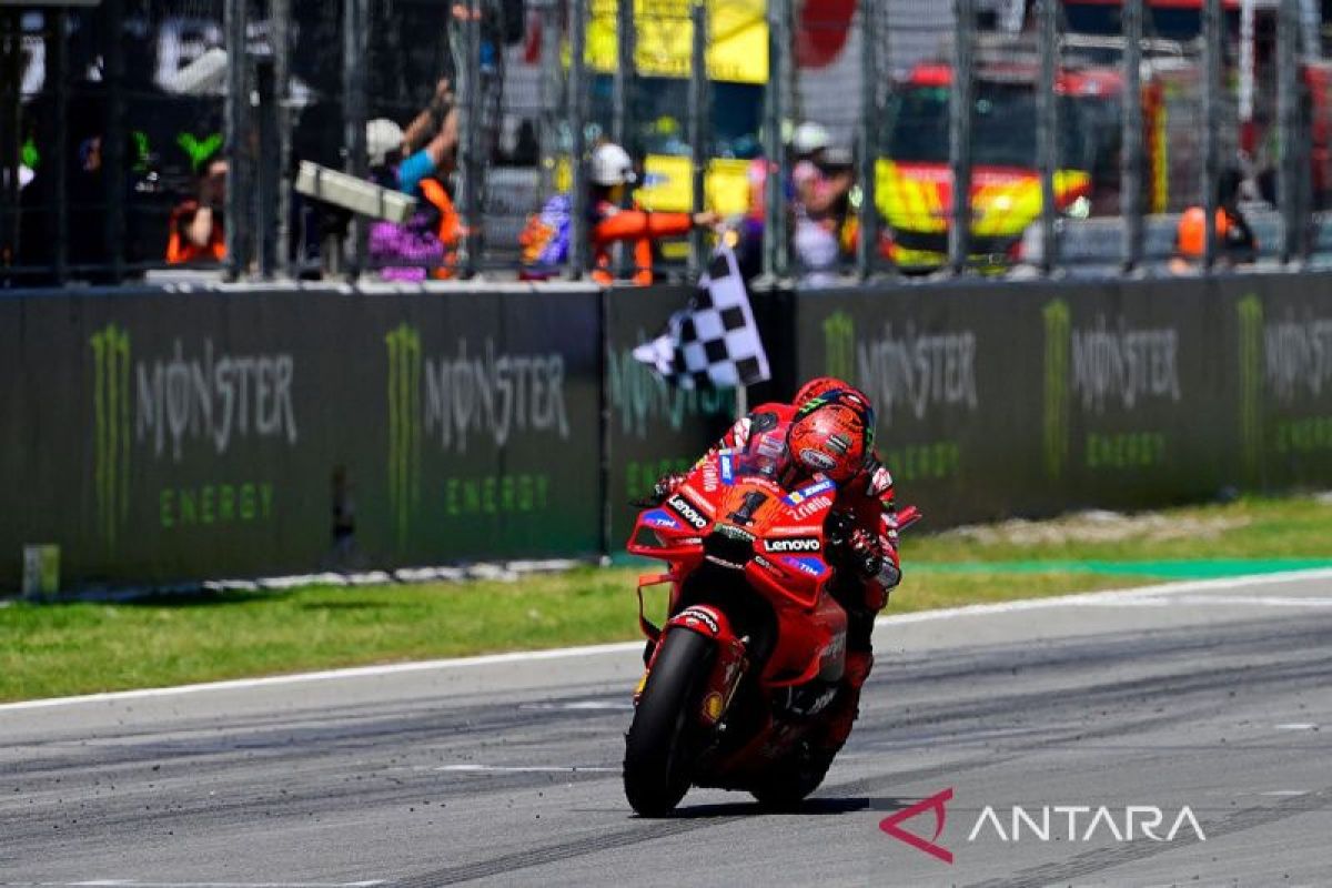 MotoGP: Pembalap Bagnaia juarai sprint di Austria