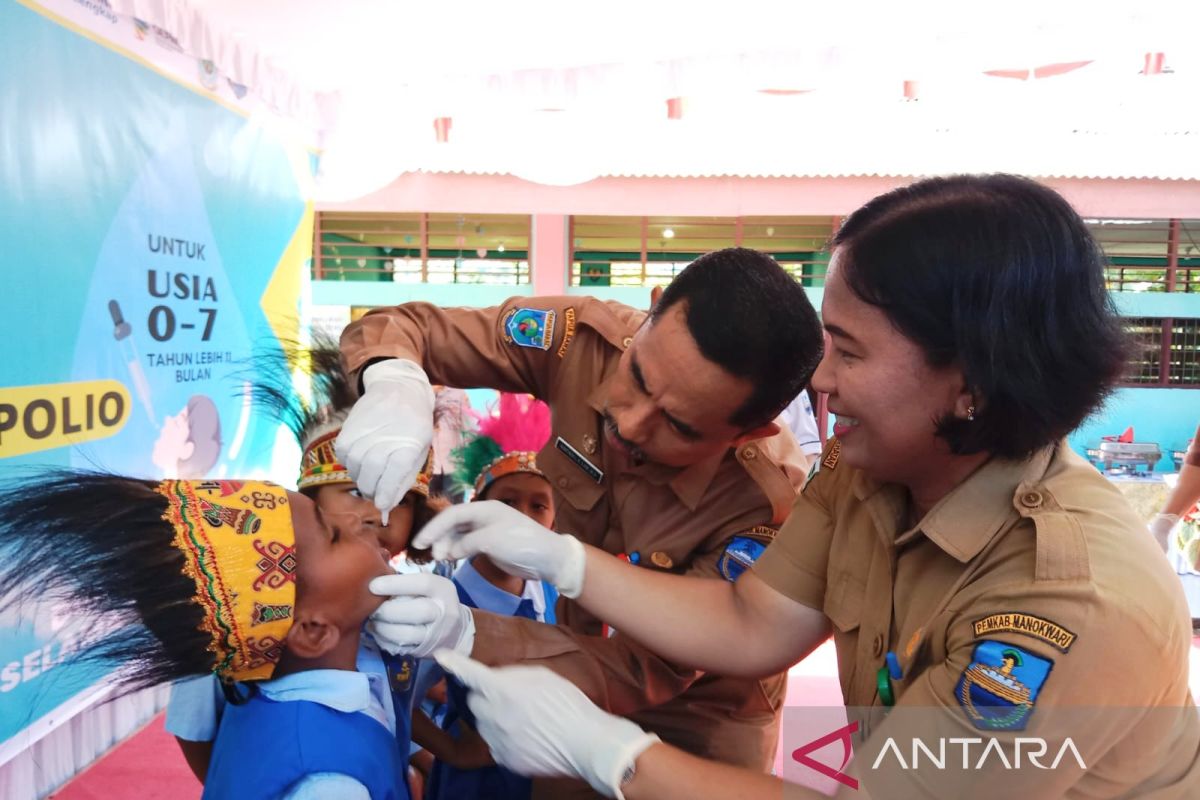 Dinkes Mimika: 8.338 anak dapat imunisasi polio