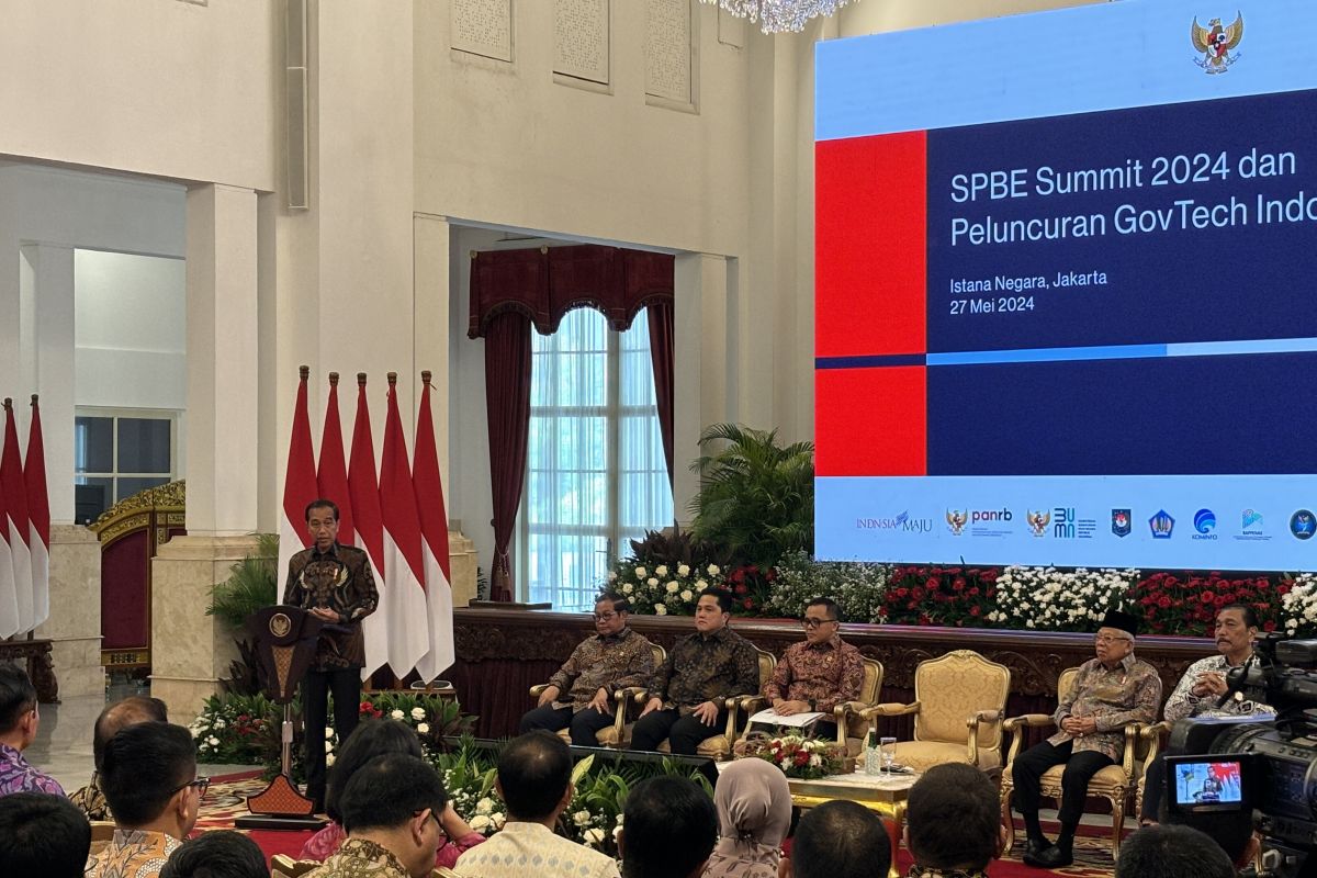 Jokowi meluncurkan "GovTech Indonesia" INA Digital, integrasi layanan publik