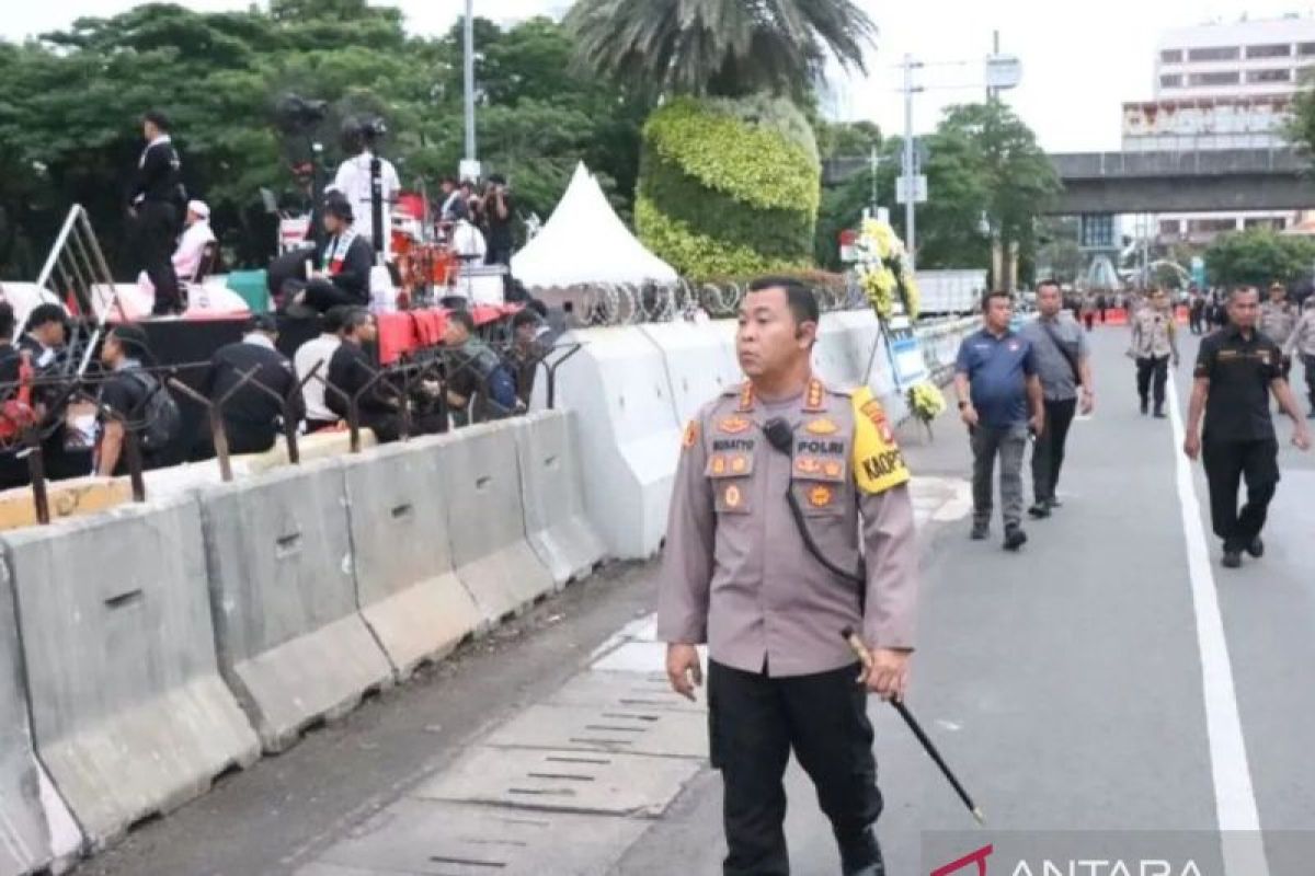 Polisi kerahkan  296 personel untuk amankan aksi di Gedung Parlemen