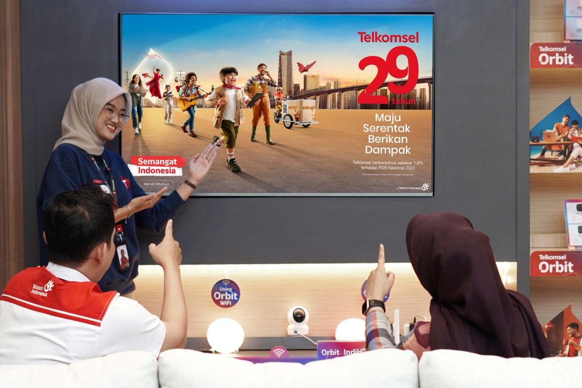 Maknai 29 tahun, Telkomsel berkomitmen maju serentak berikan dampak bagi Indonesia