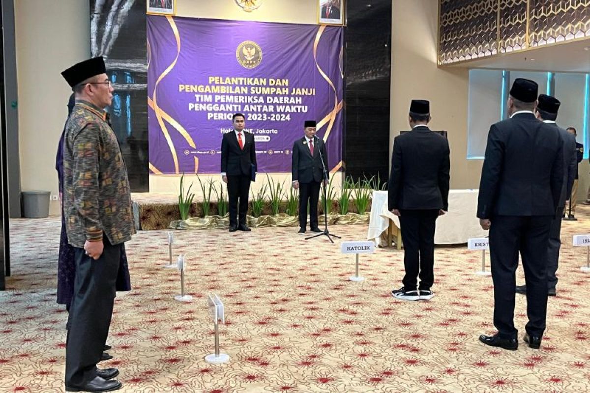 DKPP lantik 21 Tim Pemeriksa Daerah PAW dari 10 provinsi