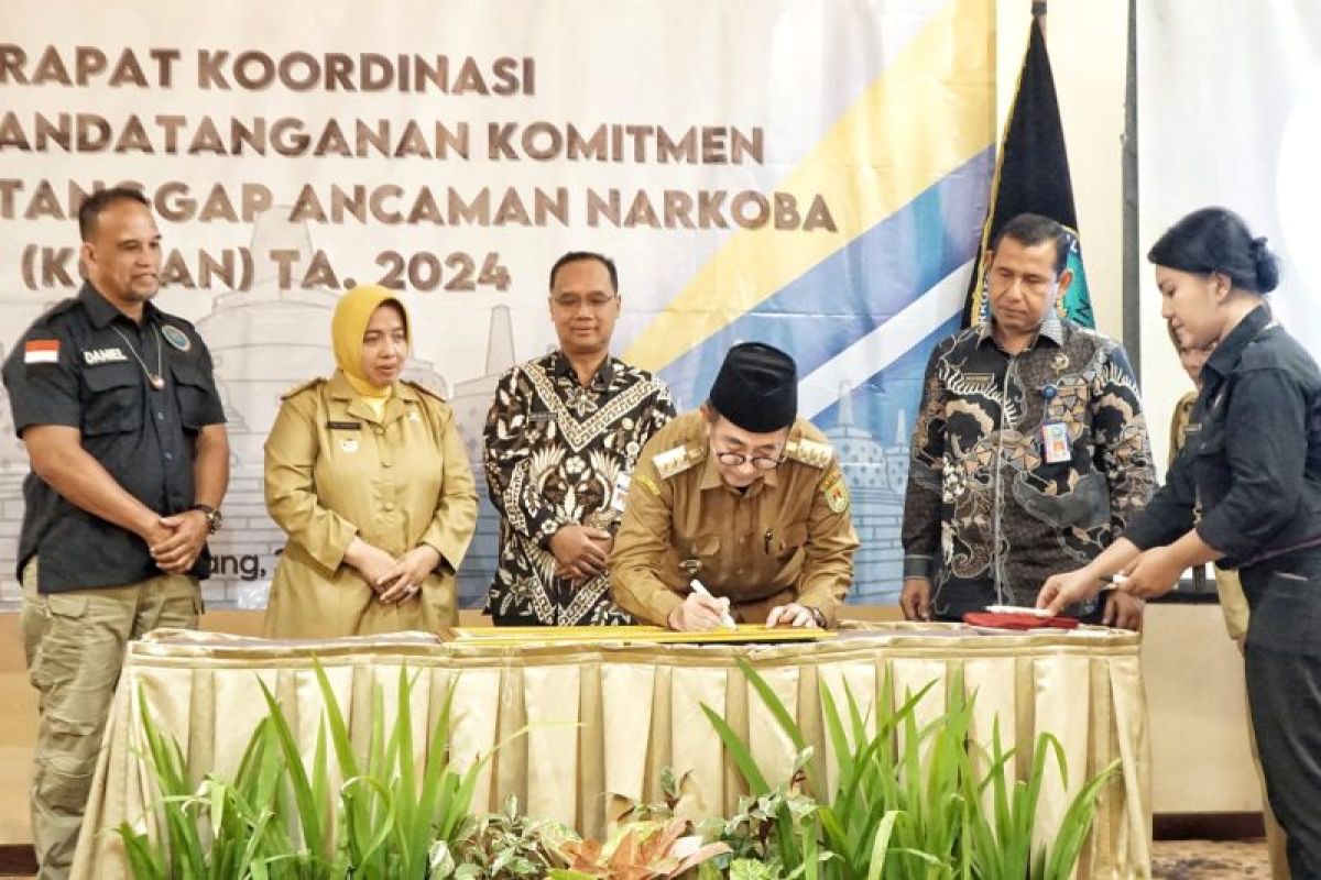 Pemkab Magelang berkomitmen dukung perangi peredaran  narkoba