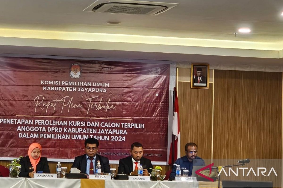 KPU tetapkan 30 calon terpilih DPRD Kabupaten Jayapura