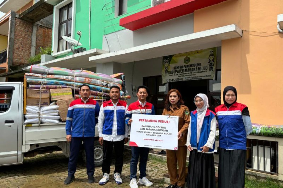 Pertamina Salurkan Bantuan Banjir di Mahakam Ulu