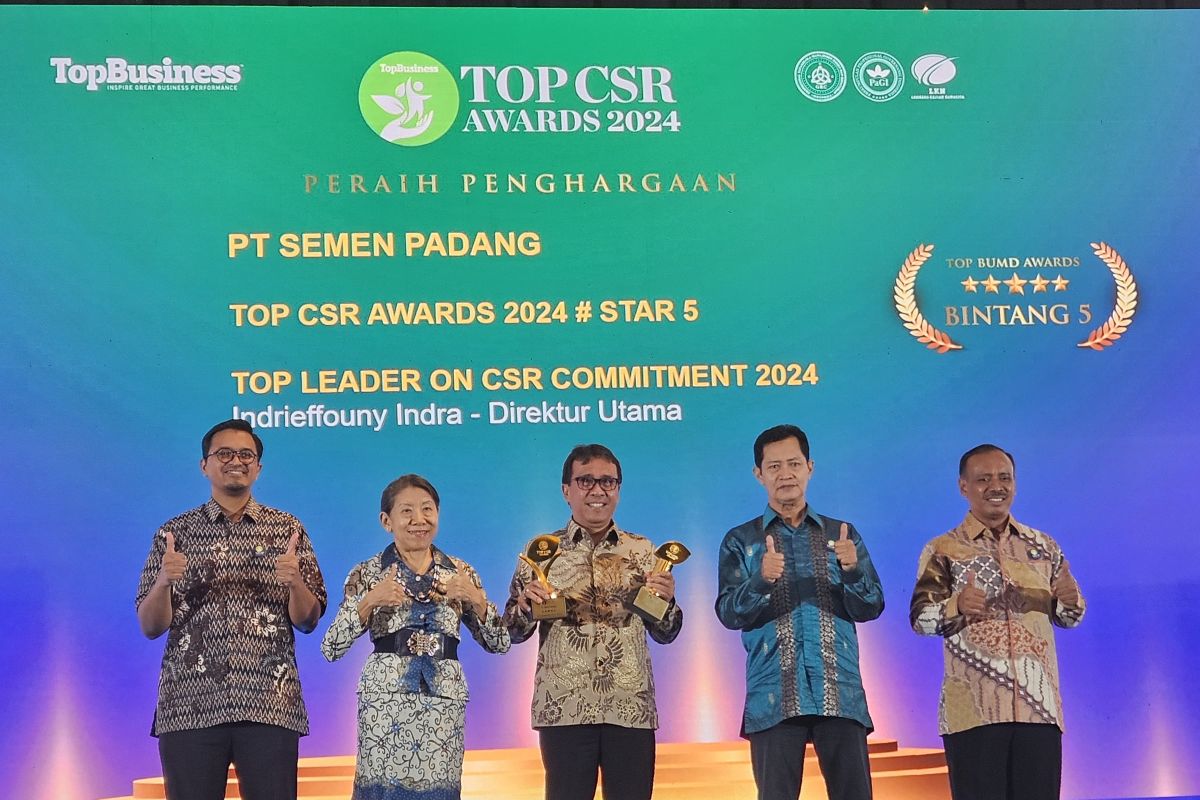 Semen Padang raih penghargaan tertinggi TOP CSR Awards 2024