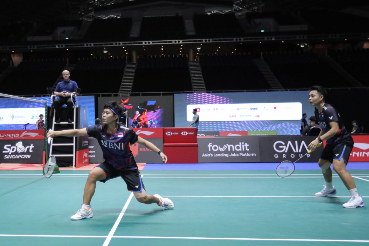 Pasangan Apri/Fadia mantapkan performa maju ke-16 besar Singapore Open