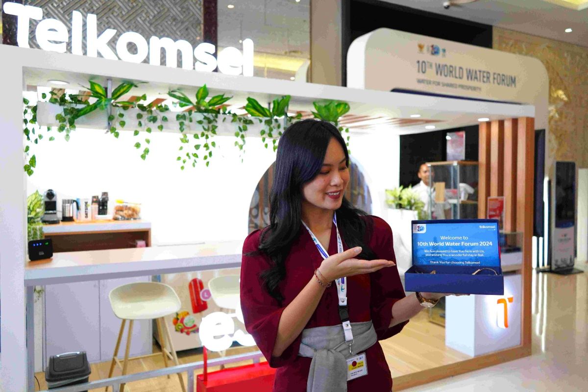 Trafik broadbrand Telkomsel tumbuh 43 persen selama World Water Forum