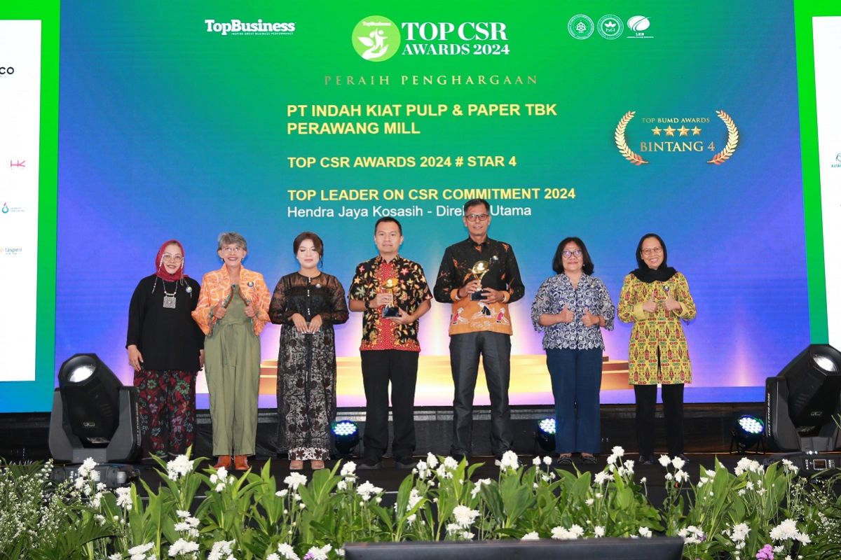 PT Indah Kiat Pulp & Paper Perawang raih TOP CSR Awards 2024